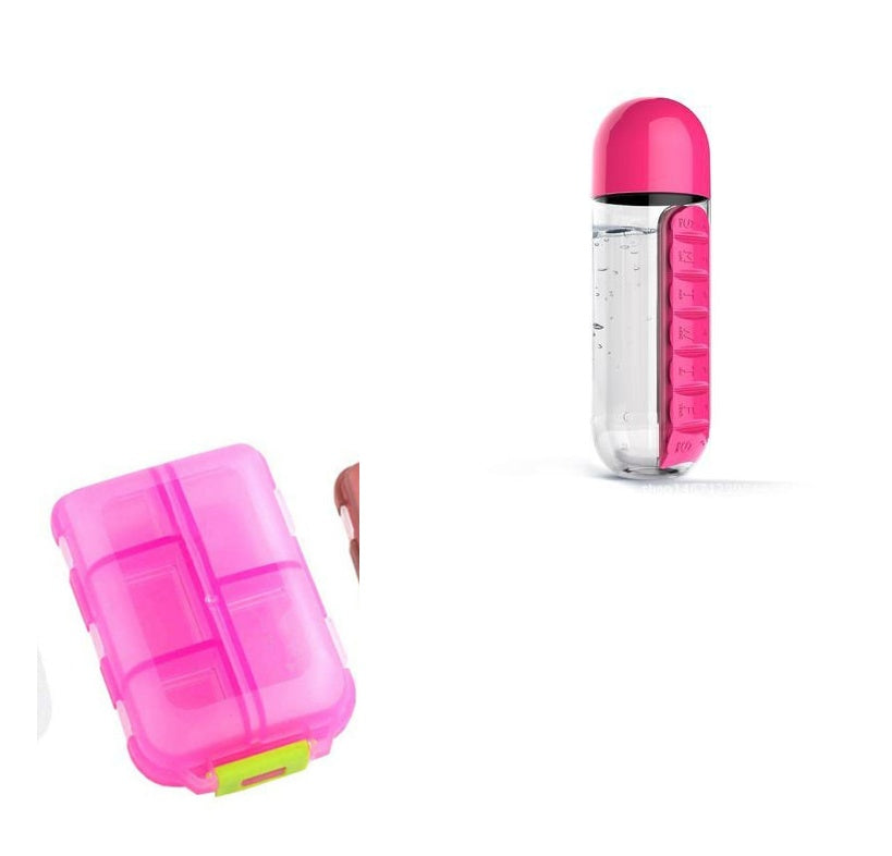 Travel Pill Organizer 10 Grid Moisture Proof Pills Box For Pocket Purse Daily Pill Case Portable Medicine Vitamin Holder Container